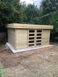 Abris de jardin en bois_Matex Environnement_Paysagiste_Flers