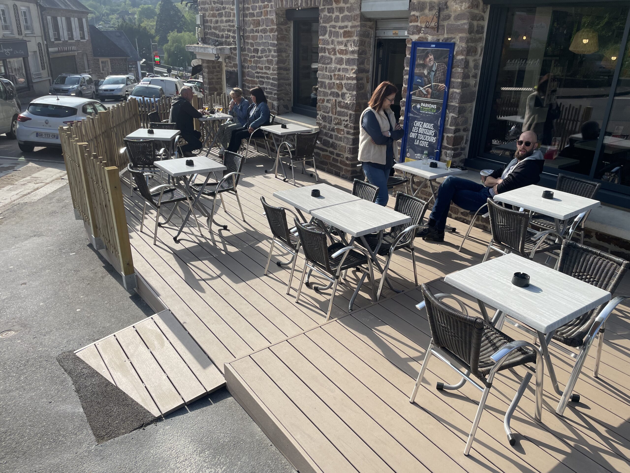 Terrasse en composite matex environnement